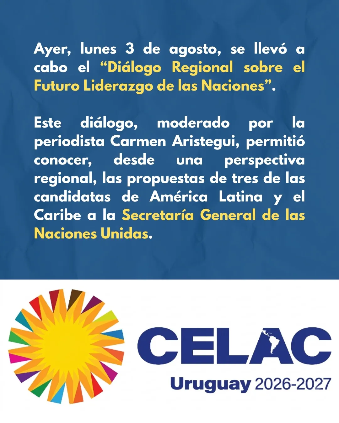 Diálogo Regional sobre el Futuro Liderazgo de las Naciones Unidas, imagen 2 de 6