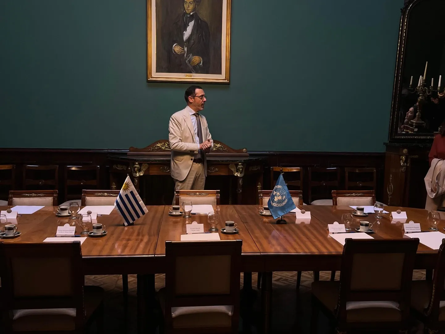 Visita al Palacio Santos, sede de la Cancillería, imagen 2 de 6