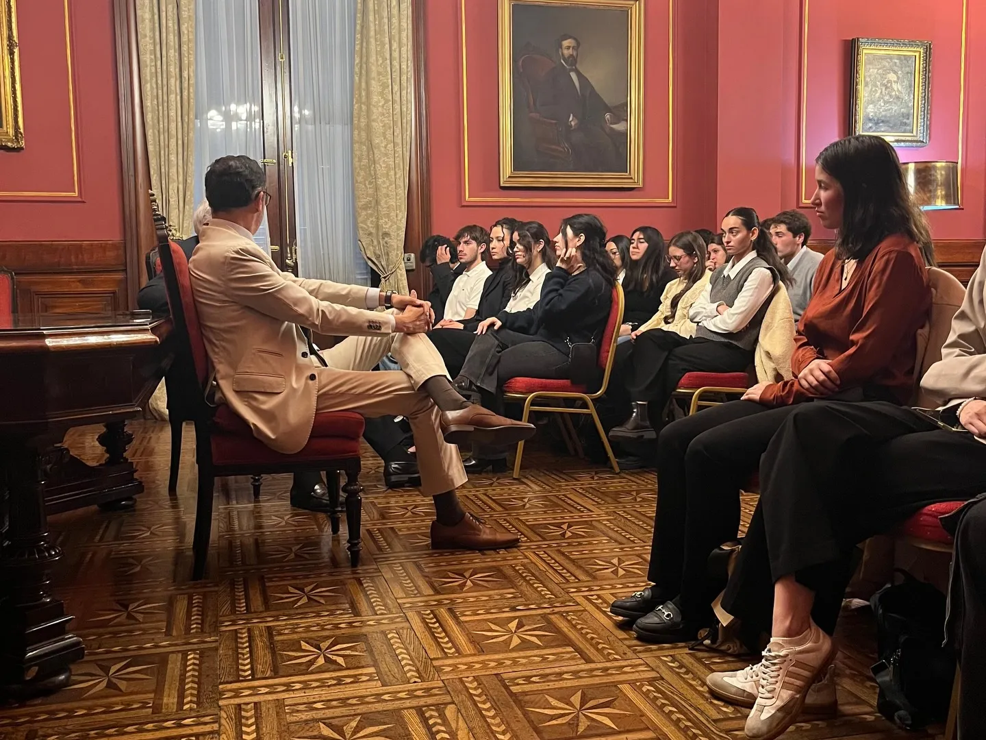 Visita al Palacio Santos, sede de la Cancillería, imagen 3 de 6