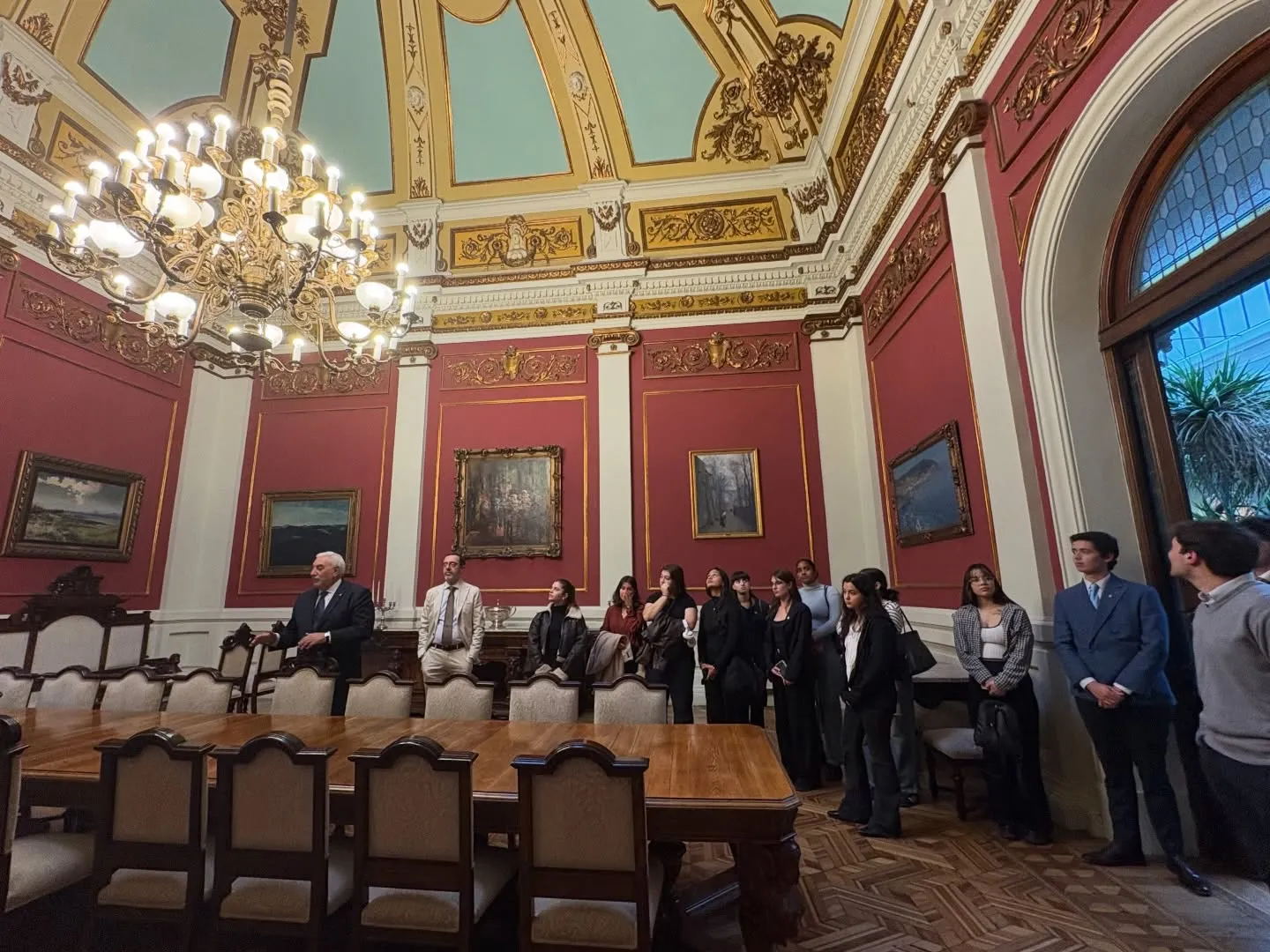 Visita al Palacio Santos, sede de la Cancillería, imagen 5 de 6