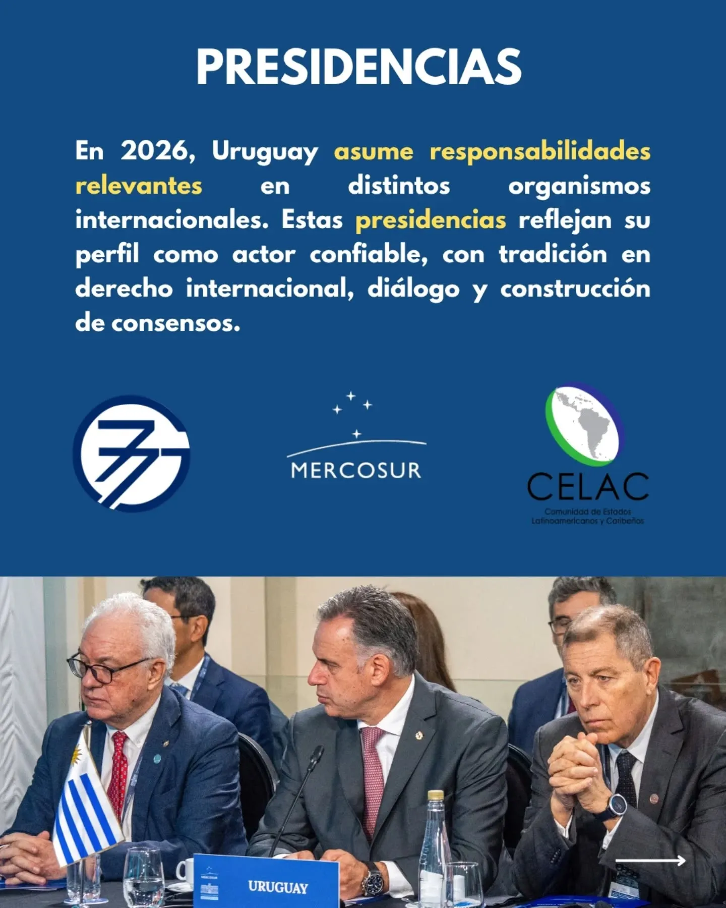 La agenda internacional de Uruguay en 2026, imagen 2 de 8